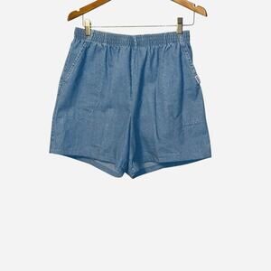 Vintage Chic Jeans Shorts M Blue Made in USA 90s Y2K Western Mom Denim